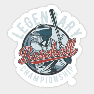 Baseball Championship Sticker